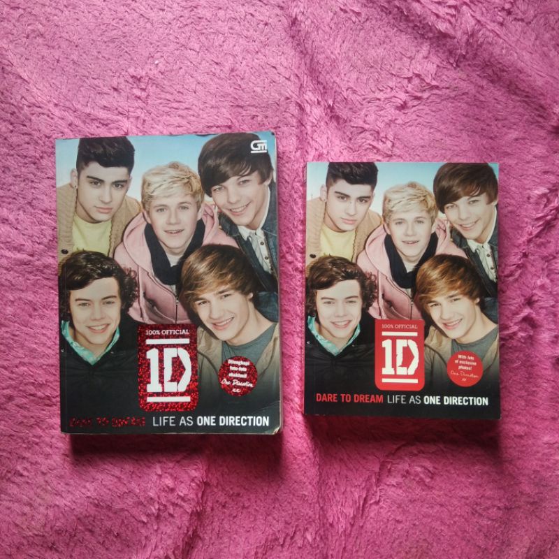 [ENGLISH & INDO] OFFICIAL BOOK ONE DIRECTION 1D - DARE TO DREAM CD ALBUM ORIGINAL MERCHANDISE BOOK B