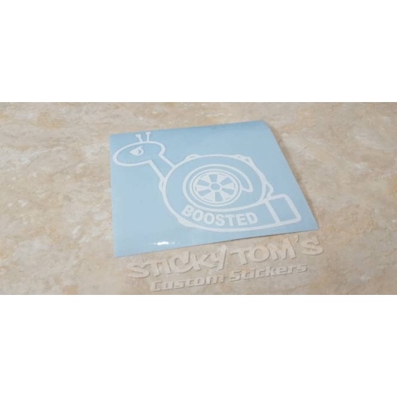 stiker JDM untuk mobil turbo KEONG TURBO BOOSTED SNAIL Diskon