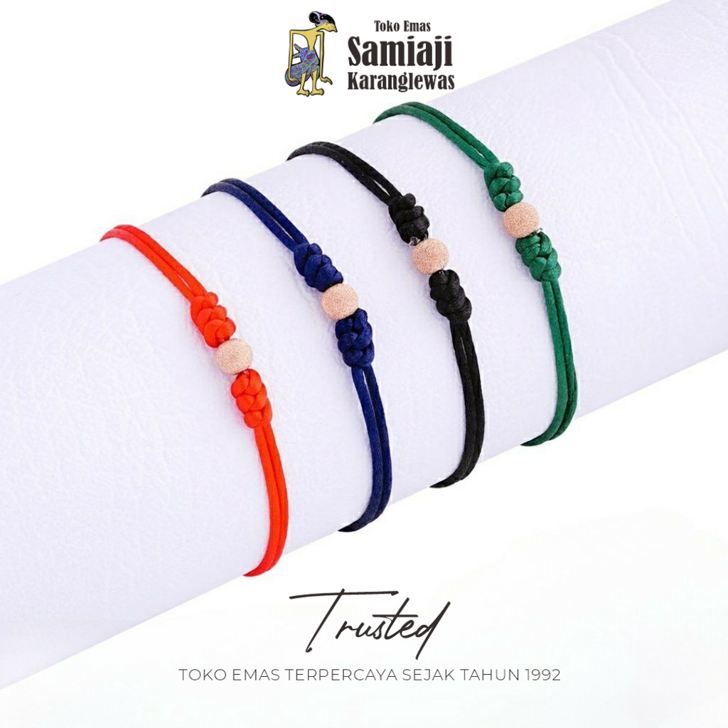 Gelang Tali Liontin Model Bola Pasiran