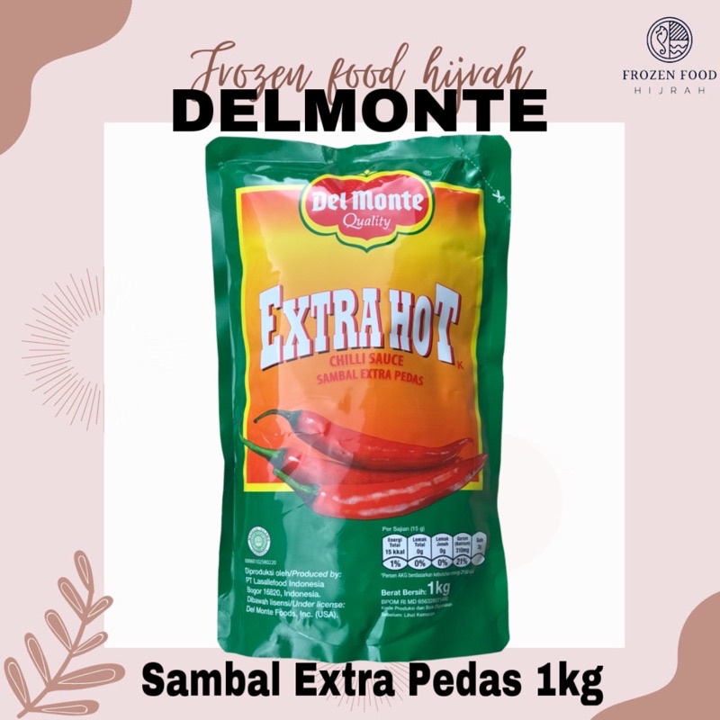 

DELMONTE SAMBAL EXTRA HOT 1KG