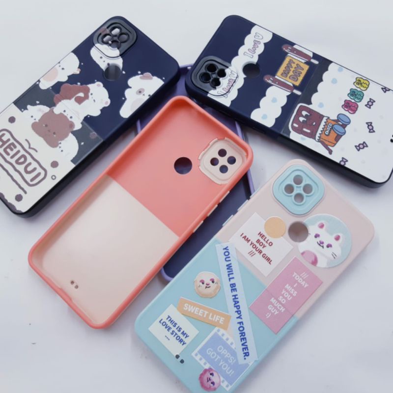 Case Softcase Motif Cute Vivo  Y15S Y16 Y91 Y91C Y12 Y15 Y17 Y20 Y21 Y21S Y22 Y35