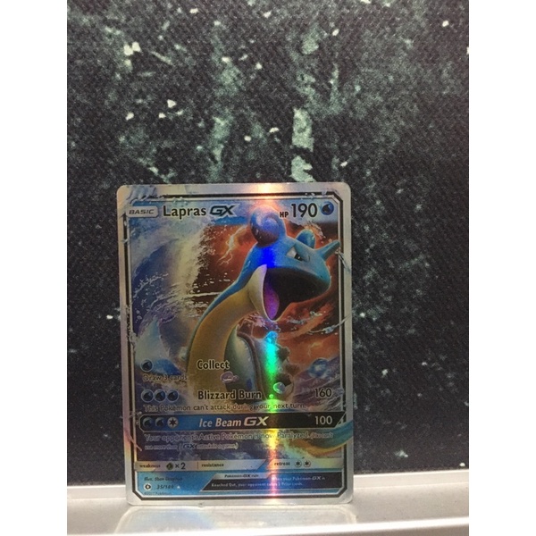 Kartu Lapras Gx pokemon