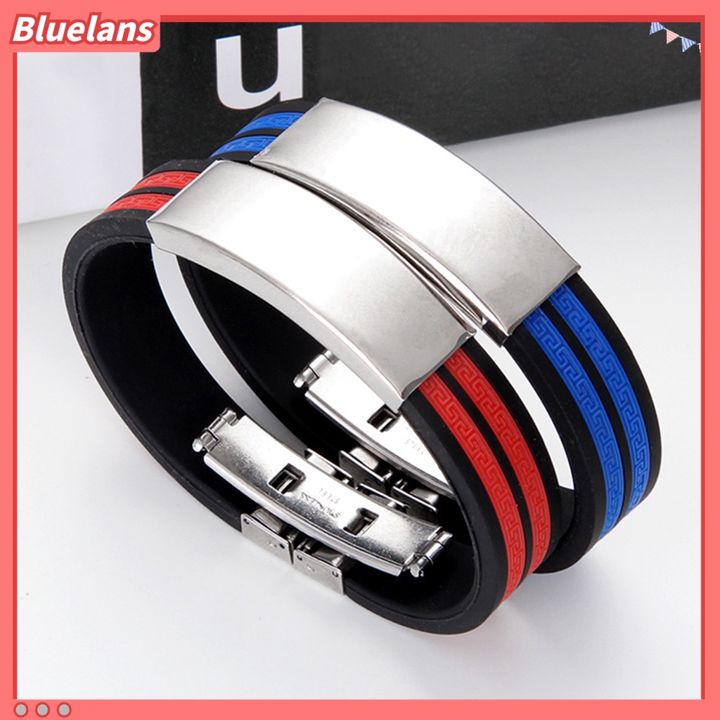 Gelang Bahan Stainless Steel Flexible Untuk Pria