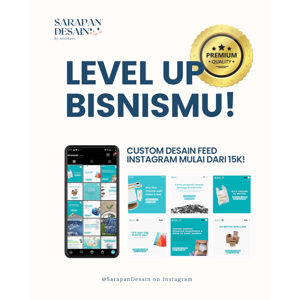 Desain Feed Instagram PREMIUM