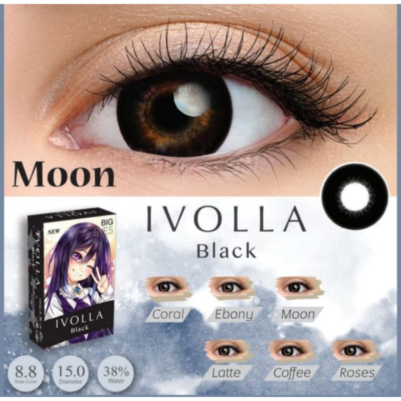 Ivolla By Eos Softlens Warna dan black