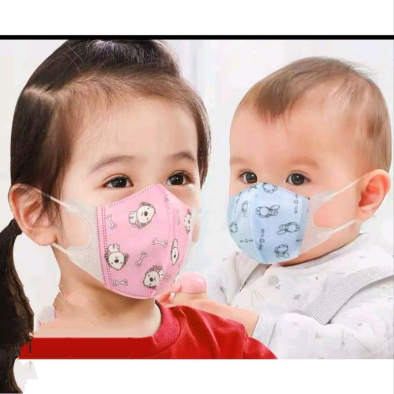 MASKER DUCKBILL ANAK BABY 0 - 3 TAHUN MOTIF KARAKTER RANDOM