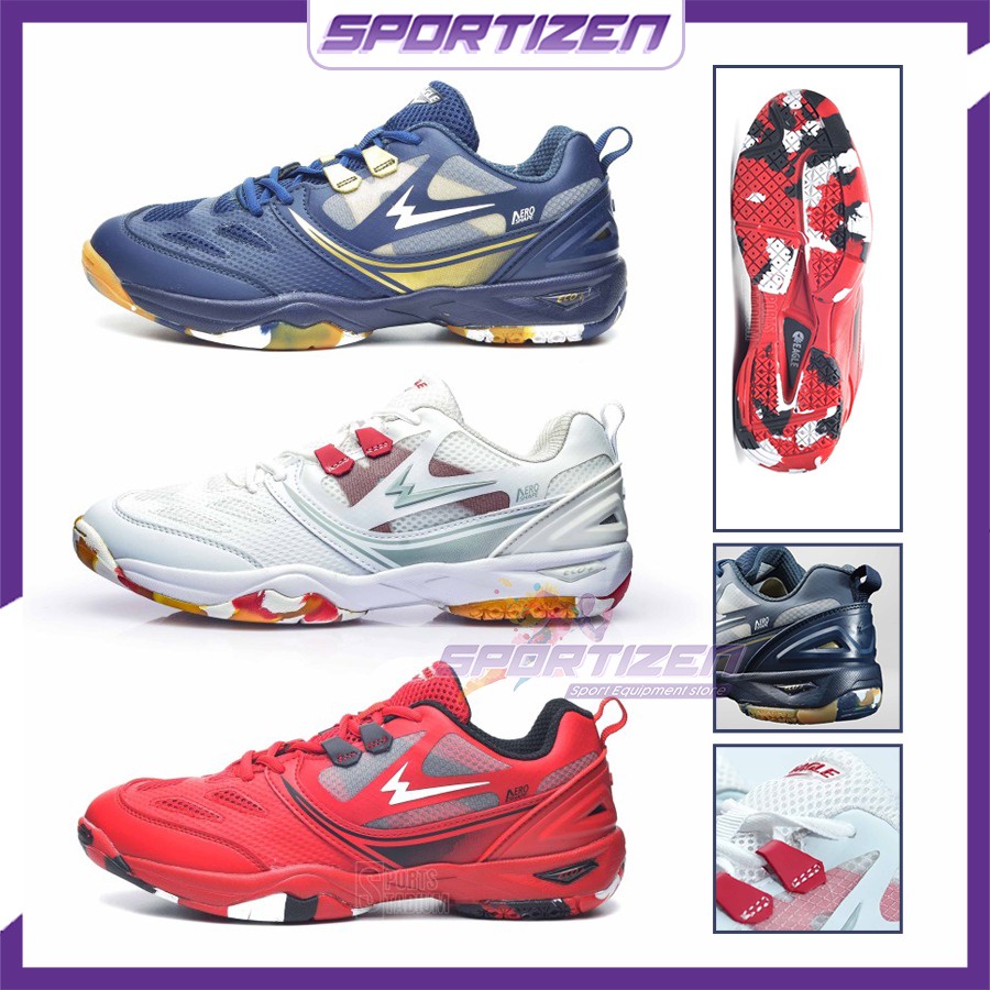 SEPATU BADMINTON BULUTANGKIS EAGLE JET PRO JETPRO Series ORIGINAL