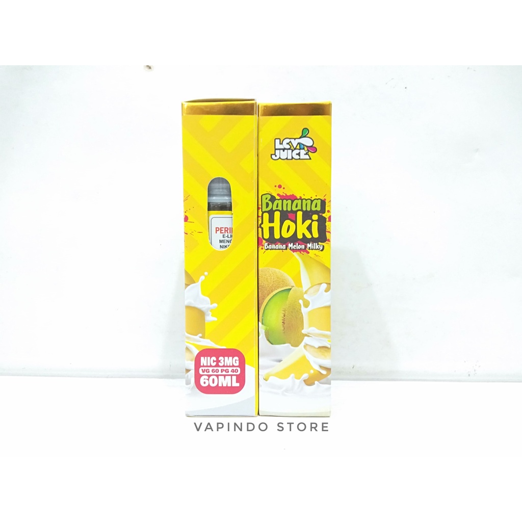 LCV BANANA HOKI 60ML 3MG BY KING BREWERY PREMIUM E LIQUID VAPOR