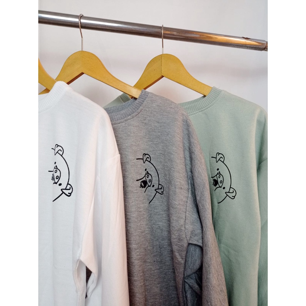 Sweater Wanita Puggy  Bahan Fleece