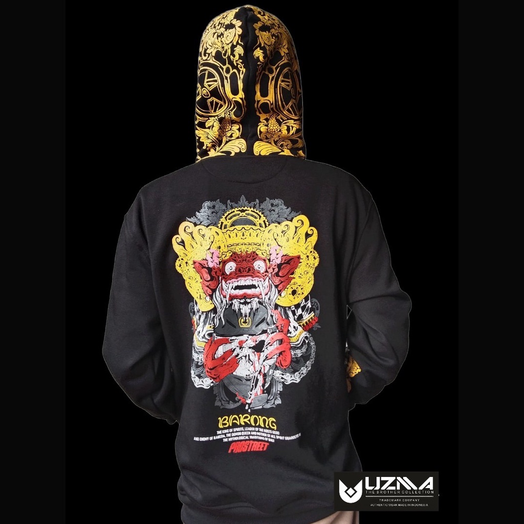 Prostreet Hoodie Hitam Barong Street Style Terbaru Prostreet Hoodie Guardian / Sweater Prostreet Hoodie Prostreet Jaket Prostreet Premium Ronin Rider Samurai