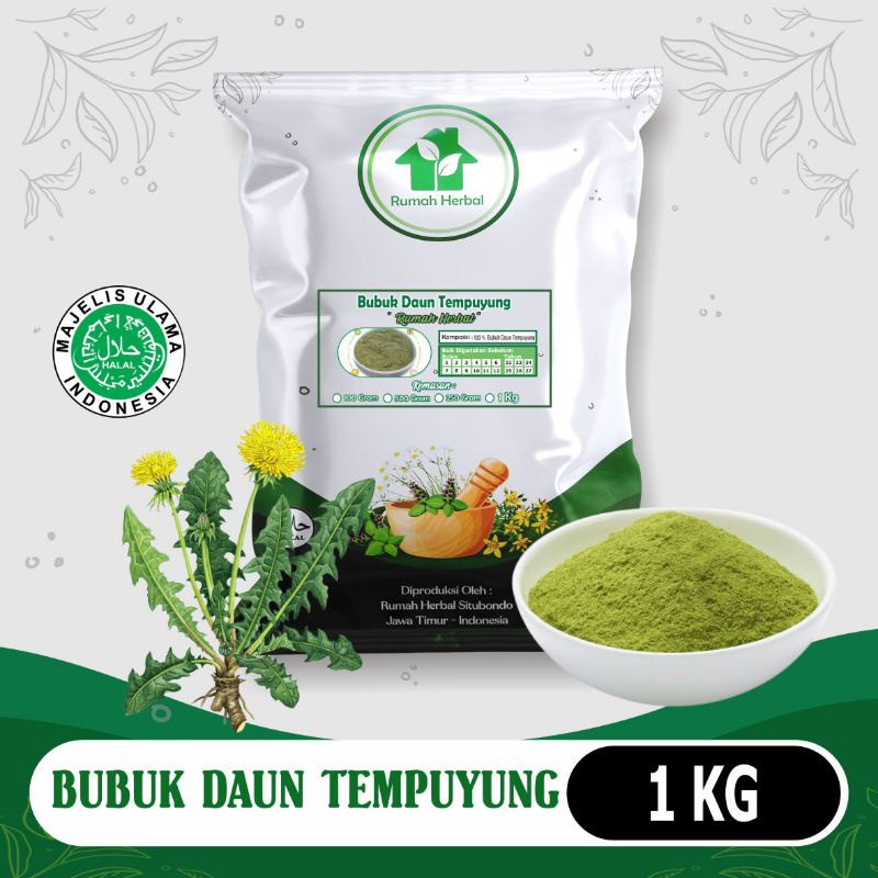 

Bubuk daun tempuyung murni kemasan 1kg