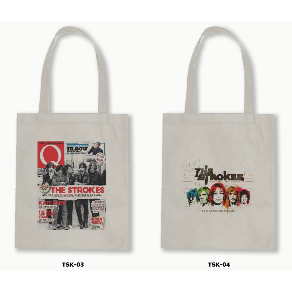 TOTE BAG BLACU - THE STROKES