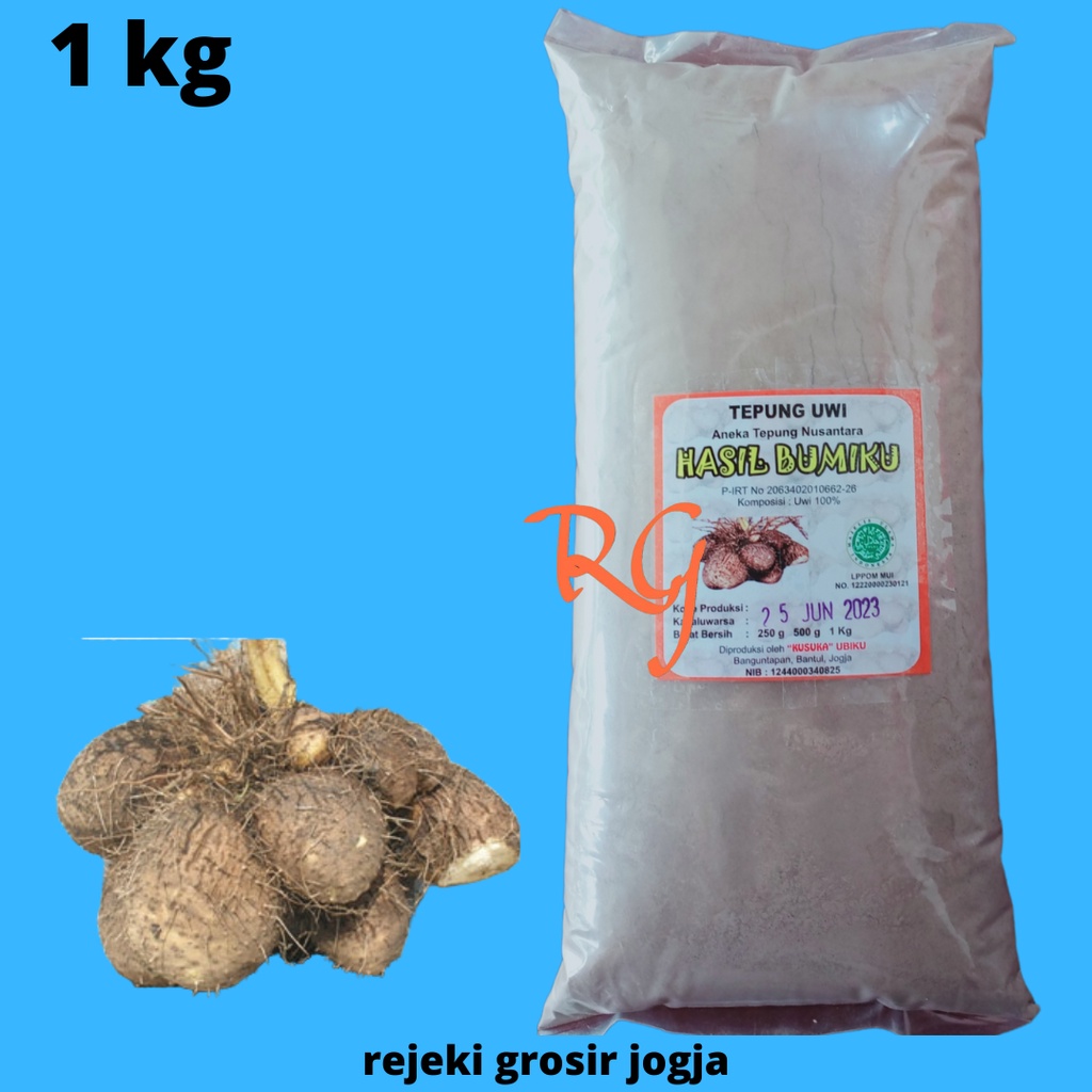 

TEPUNG ORGANIK/TEPUNG UWI kemasan 1 KG