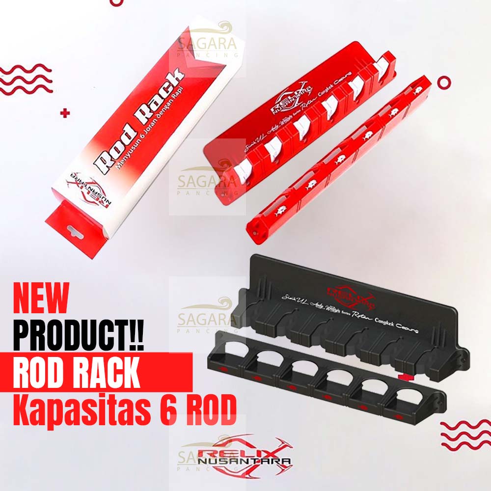 Tempat Joran Rak Dinding Joran Rod Holder Relix Nusantara Rod Rack Relix