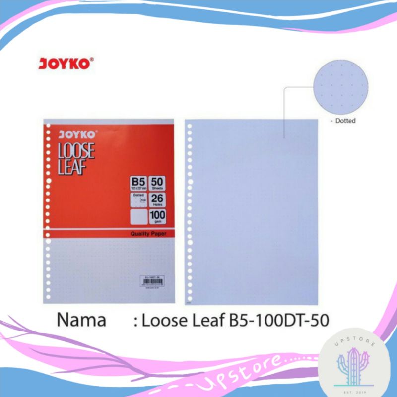 

JOYKO Loose Leaf B5 50 lembar 100 gsm