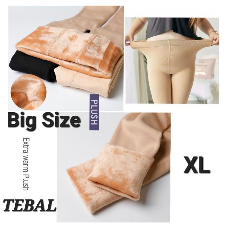 CELANA LEGGING WINTER MUSIM DINGIN WANITA BIG SIZE THERMAL