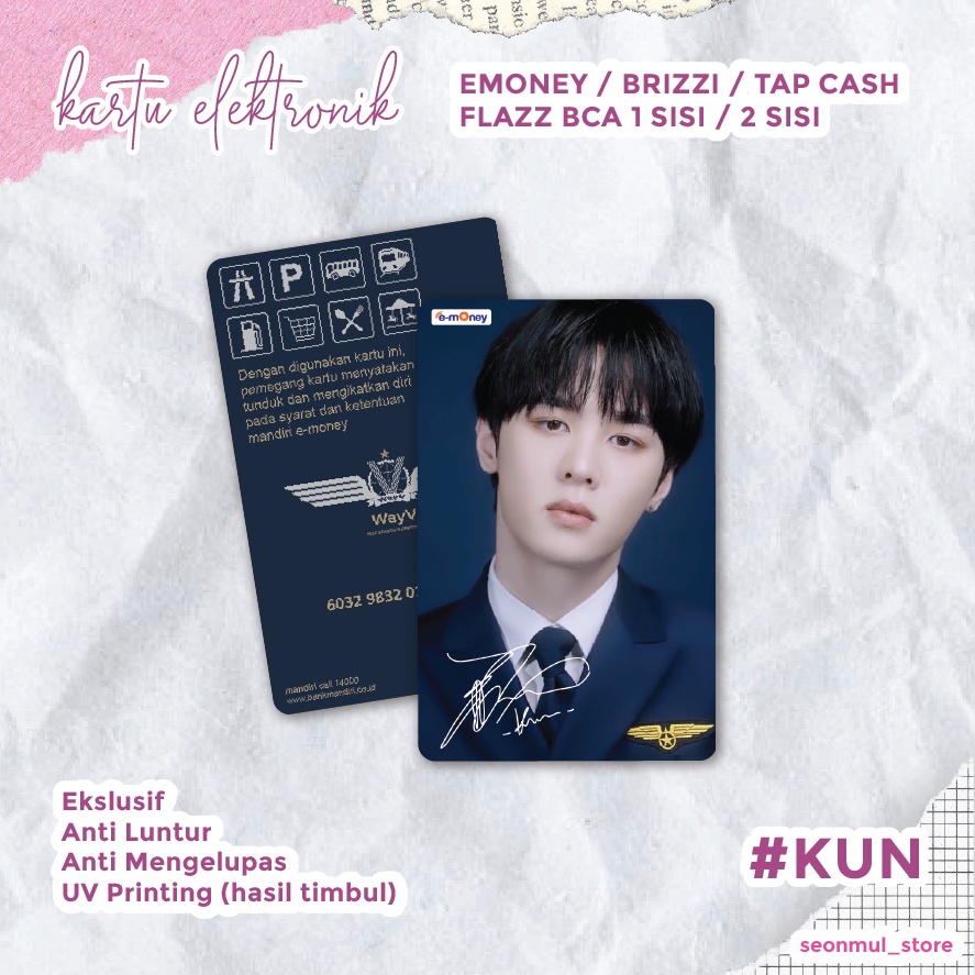PALING DICARI!!! EMONEY BRIZZI FLAZZ TAPCASH SEASON GREETING WAYV 2022