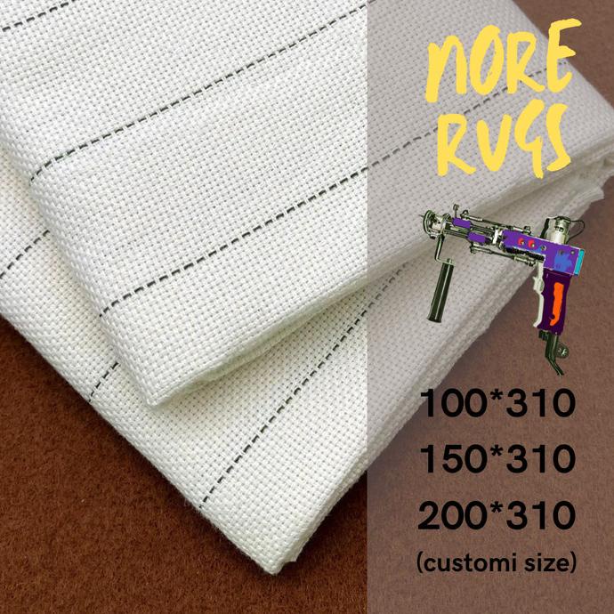 Monks Cloth / Cotton Tufting Fabric cloth,100x310cm