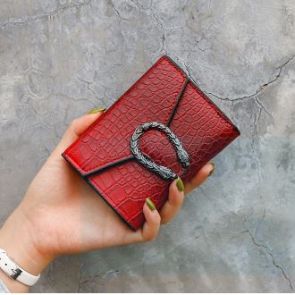 ( GS ) DOMPET WANITA / DOMPET LIPAT WANITA POLA CROCO