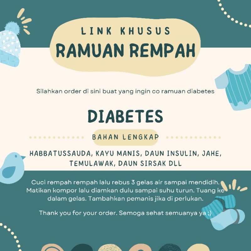 

Ramuan Rempah Diabetes - Link Khusus - Jsr Minuman Tradisional Herbal - Obat Tradisional Diabetes Tanpa Bahan Kimia Obat