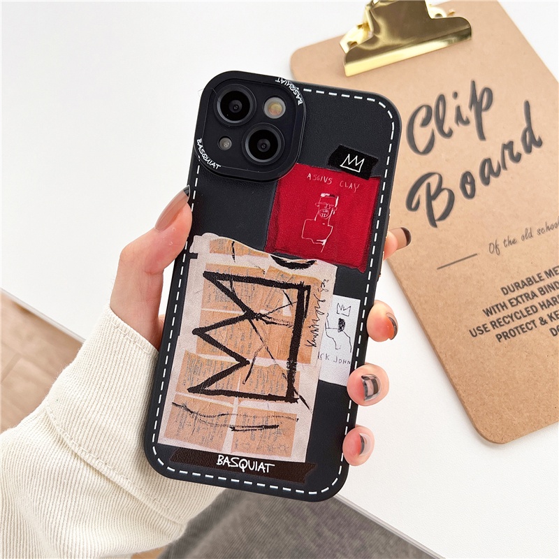 Soft Case Hp Gambar Mahkota Tahan Goncangan Model Simpel Untuk IPhone 13 / 12 / 11promax / 8 / 7plus / X / XS / XR