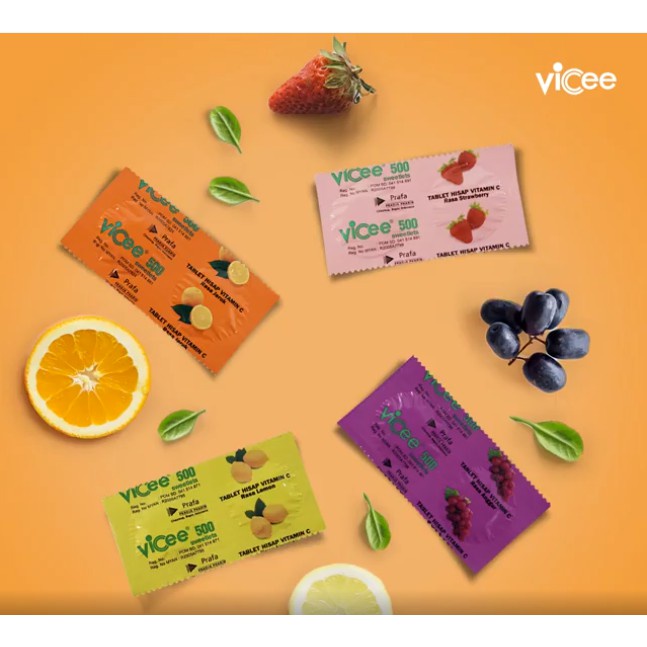 Vicee STRIP ISI 2 TABLET vit C 500 mg spt Vitacimin