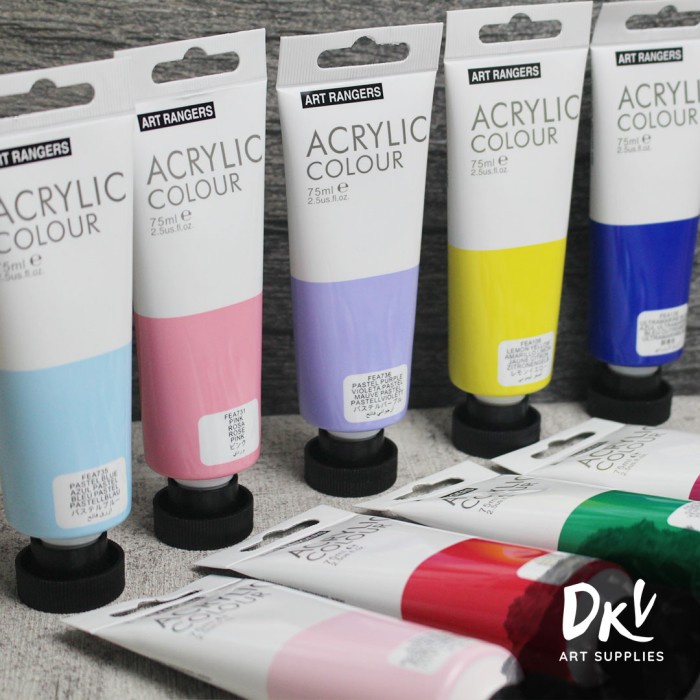 

Terbatas Art Ranger Rangers Acrylic Color 75Ml / Cat Akrilik Neon Pastel Satuan Hemat