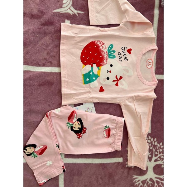 PP organik impor | piyama organik bahan adem nyaman brand Gajah