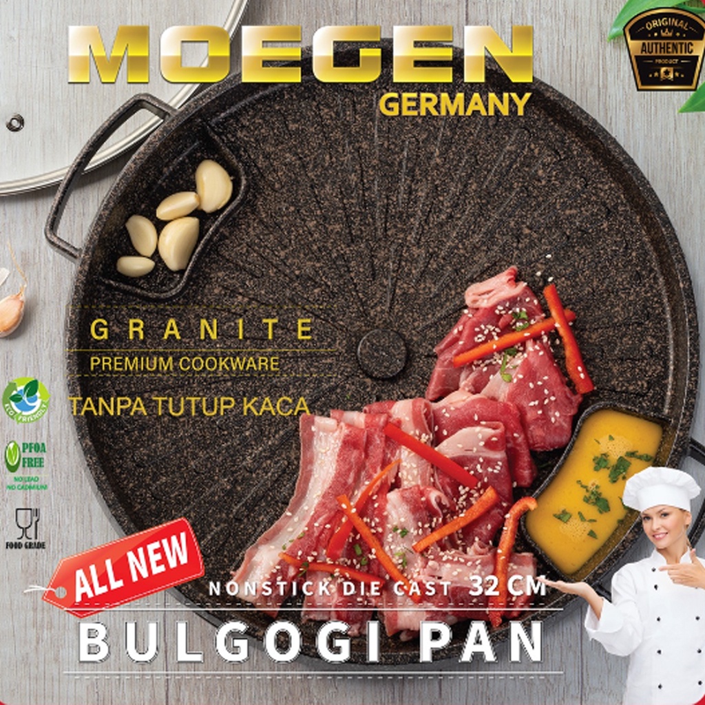 Jual Moegen Germany All New Bulgogi Pan Cm Granite Original Tanpa