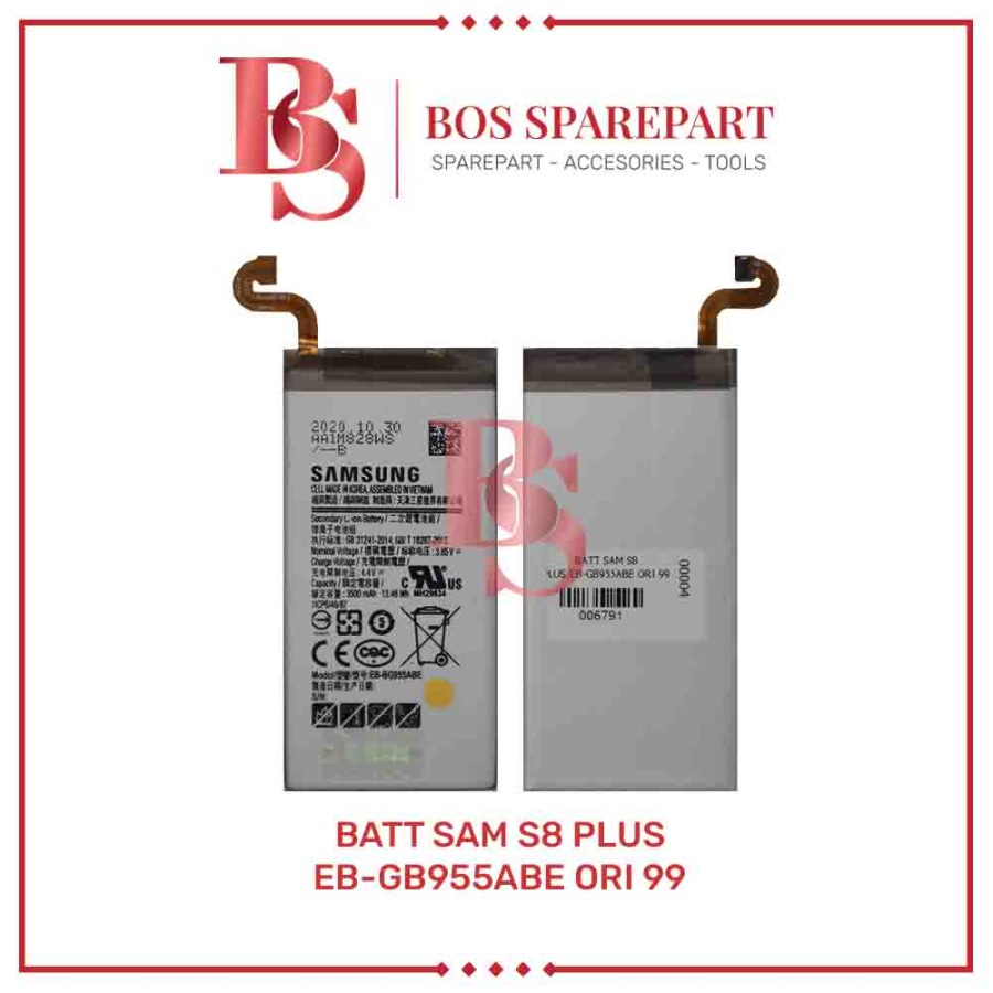 BATERAI SAMSUNG S8 PLUS / EB-GB955ABE ORI 99 / BATTERY / BATRE