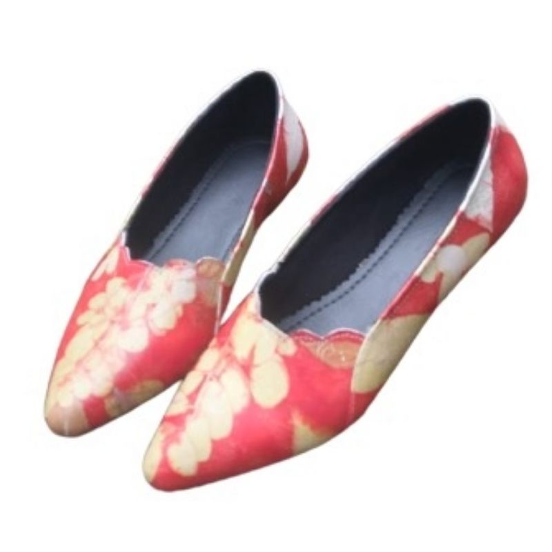 sepatu kondagan ecoprint