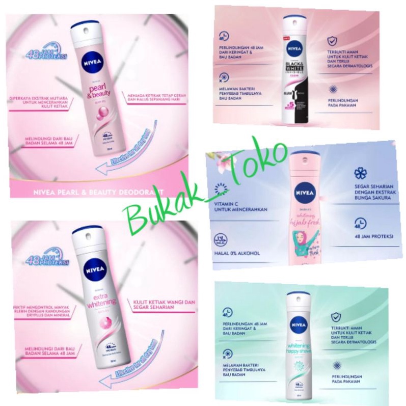 Nivea Deodorant Spray 150ml (Pengiriman Khusus P.Jawa)