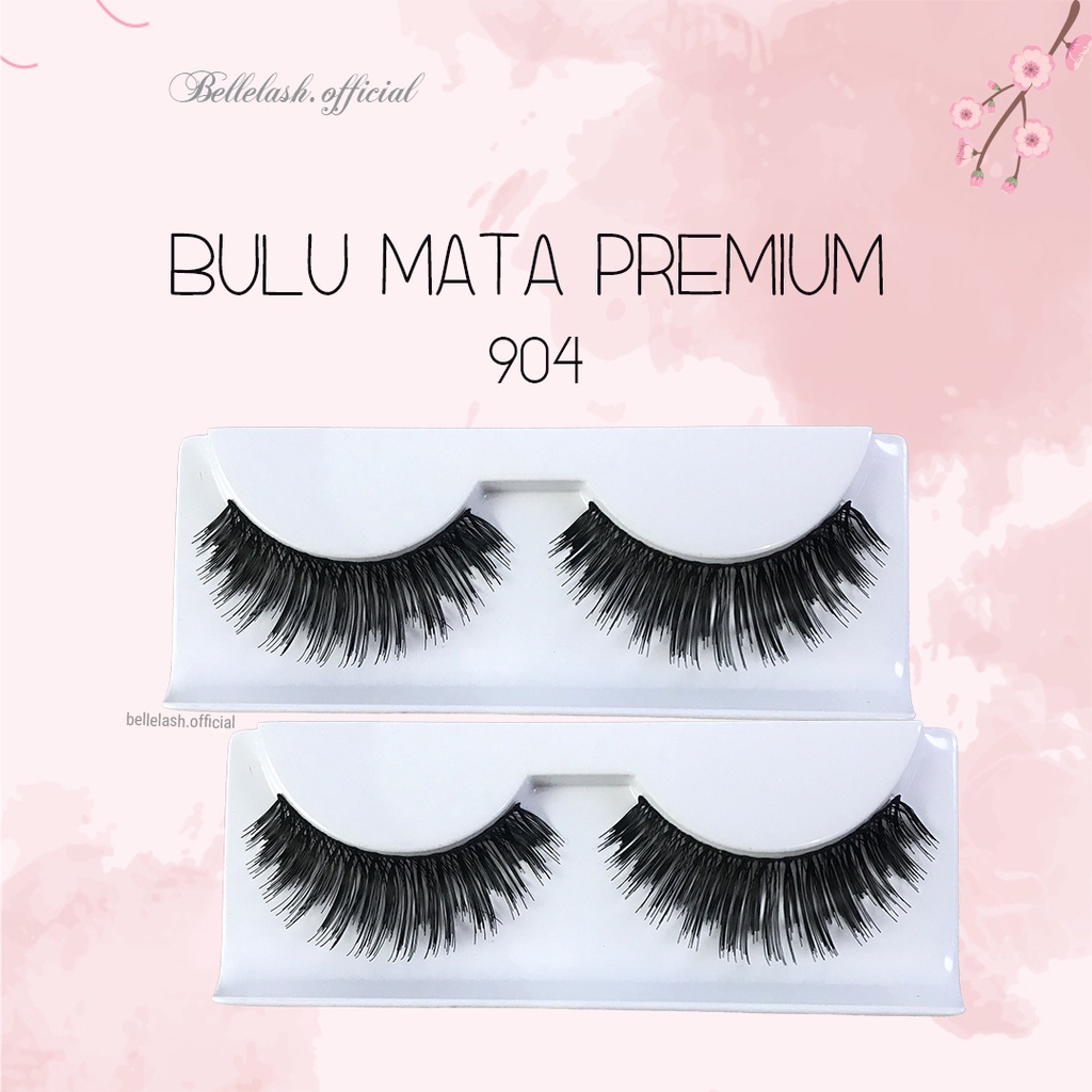 904 Bulu Mata Palsu Handmade Natural False Eyelash Eye Lashes Premium Series