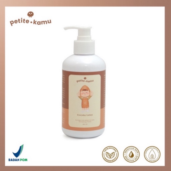 Petite Kamu Everyday Lotion 300ml - Body Lotion Baby Cream Anak Bayi Pelembap Kulit Anak