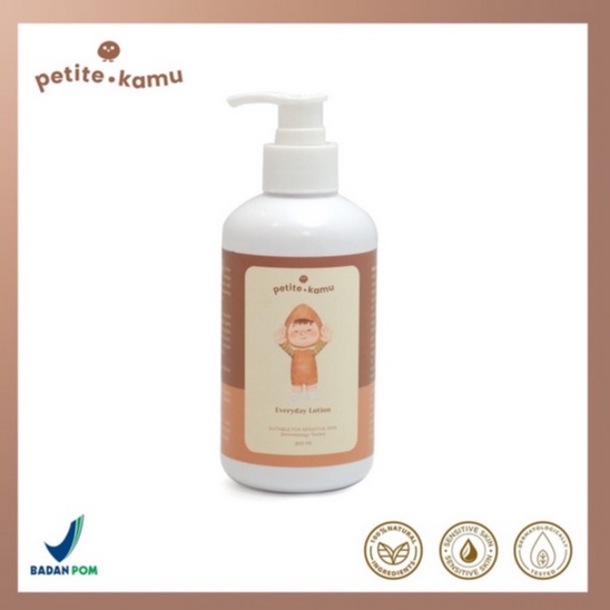 Petite Kamu Everyday Lotion 300ml - Body Lotion Baby Cream Anak Bayi Pelembap Kulit Anak