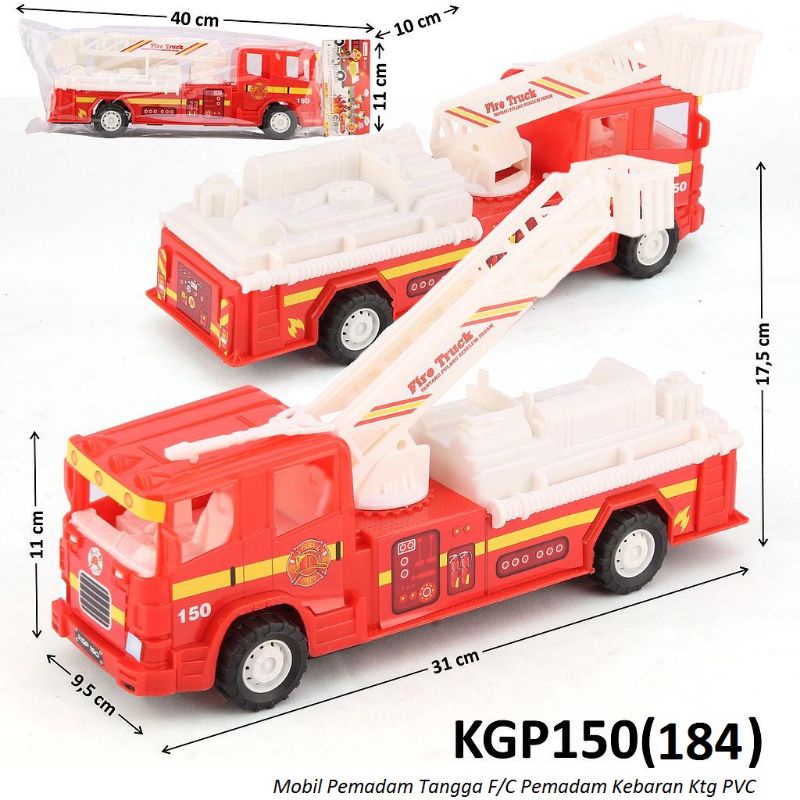 MAINAN ANAK MOBIL TRUCK/TRUK PEMADAM KEBAKARAN/FIRE TRUCK/DAMKAR KGP1502 KGP1501