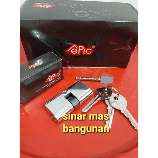 Silinder kunci pintu aluminium epic,silinder kunci aluminium epic,silinder kunci kasa nyamuk alumini
