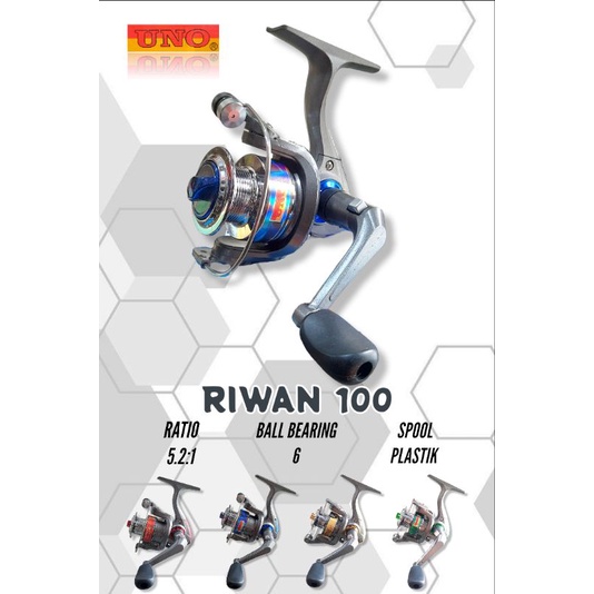 REEL PANCING UDANG MINI UNO RIWAN 100