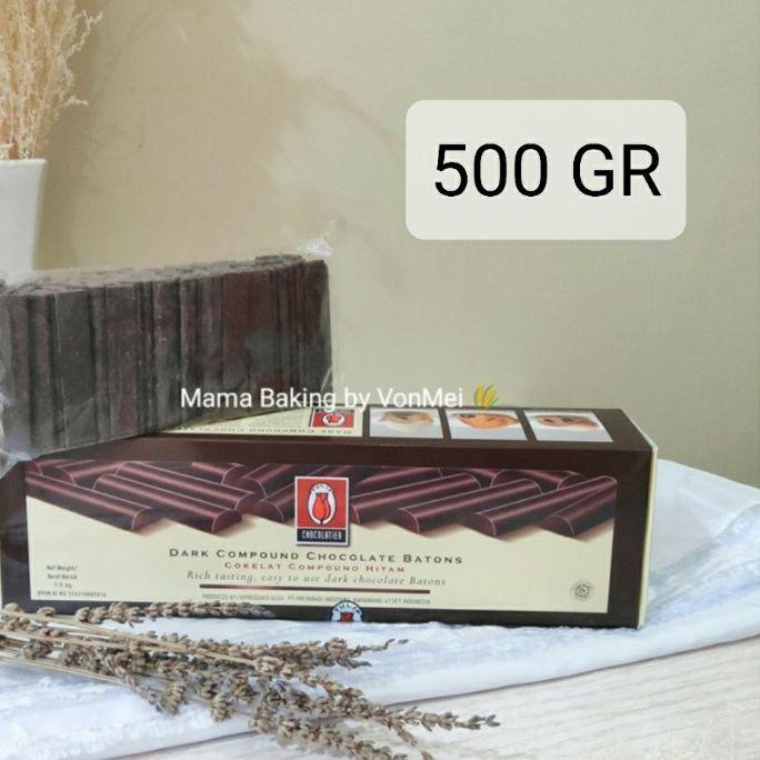 

EXCLUSIVE!TULIP Dark Compound Batons 500 GR Cokelat Batang Tulip Batons Tulip Baton|KD4