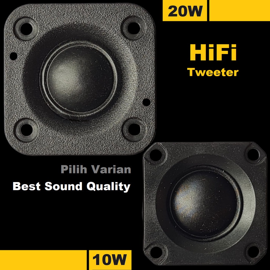 Speaker Tweeter HiFi Fever High Quality Sound Clear Suara Treble Halus