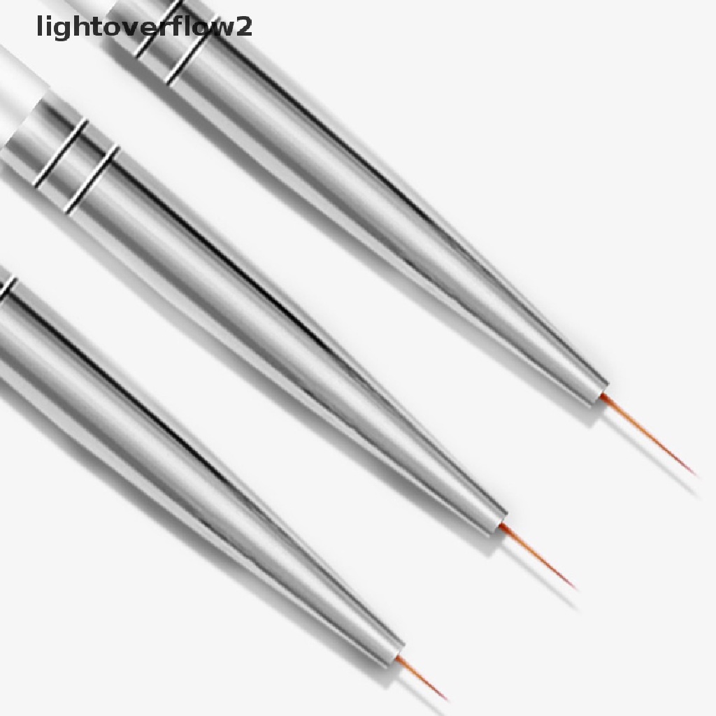 (lightoverflow2) 3pcs / Kantong Pensil Gambar Garis Untuk Nail Art / Manicure