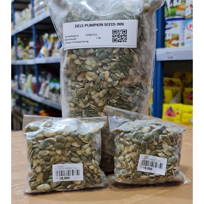 

100gr Pumpkin Seeds/Biji Labu Hijau/Biji Organic