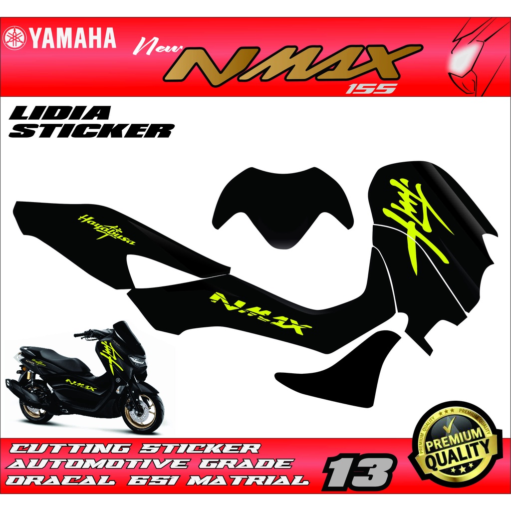 STICKER NEW NMAX HAYABUSA VARIASI CODE13