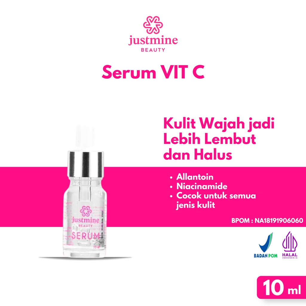 Justmine Beauty Serum Vitamin C 10ml | Serum Glowing Justmine