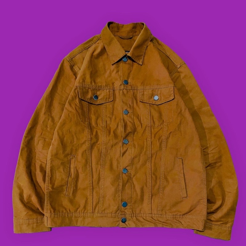 jacket trucker suede brown vintage second original