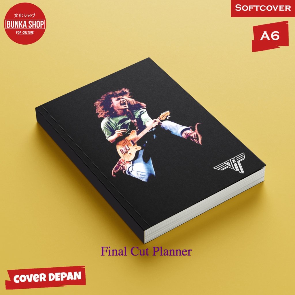 

Pocket Note Band Van Hallen Softcover A6 Buku Tulis Catatan Notes Agenda Planner Jurnal .