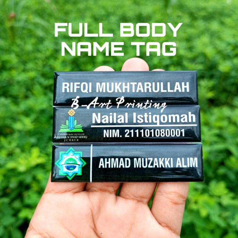 Nama Dada Name tag Nyoya Polisi TNI PNS Abdi Negara Papan nama TNI Bhayangkari nama dada Polisi, Persit, Sekolah, Perusahaan, Karyawan, Instansi 2x8 cm Resin Glass Cembung High Quality