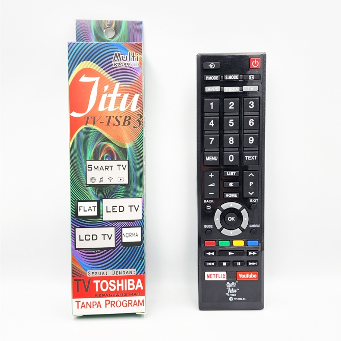Remote Remot TV TOSHIBA SMART . ANDROID . LED . LCD JITU TSB3