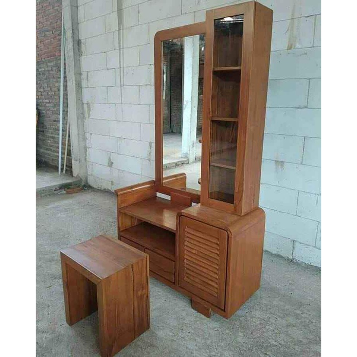 Meja rias meja konsul minimalis KAYU JATI ASLI