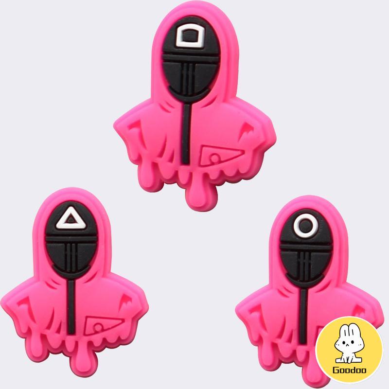 Crocs Jibbitz Pin Sandal Bercahaya Stiker Gesper Sepatu Wanita PVC Untuk Dekorasi Taman Cocok Untuk Wanita Pria -Doo